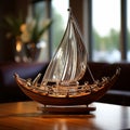 beautiful little boat generated by AI tool