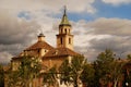 Beautiful little church in the center of Granada, very religious city, close to the Vatican Royalty Free Stock Photo