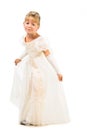 Beautiful little dancer wearing princess dress Royalty Free Stock Photo