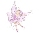 Beautiful little fairy. Royalty Free Stock Photo