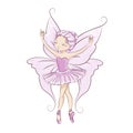 Beautiful little fairy. Royalty Free Stock Photo