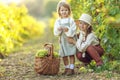Beautiful little girl with grapes. Child with fruit.