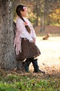 Beautiful little girl with long braid Royalty Free Stock Photo