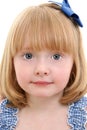 Beautiful Little Girl With Strawberry Blonde Hair Royalty Free Stock Photo