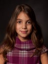 Beautiful little girl studio portrait