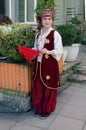 Beautiful little girl in traditional Turkish costume