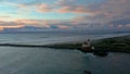 Beautiful little lighthouse in Bandon Oregon by the Coquille River.