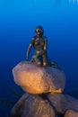 Beautiful Little Mermaid Statue Copenhagen Royalty Free Stock Photo