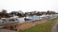 The beautiful little old harbor at Kammerslusen in Ribe