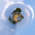 Beautiful Little planet of african landscape Royalty Free Stock Photo