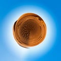 Beautiful Little planet of sand dunes Royalty Free Stock Photo