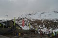 Beautiful Little Snow Mountains At The Ski Resort Aramon Cerler. Travel, Landscapes, Nature. December 27, 2014. Cerler, Huesca, Royalty Free Stock Photo