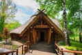 Beautiful log house Royalty Free Stock Photo