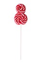 Beautiful lollipop candy stick Royalty Free Stock Photo