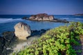 Beautiful Lombok island at Batu Payung Beach Indonesia.