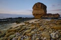 Beautiful Lombok Island during sunrise at Batu Payung Beach Indonesia. Soft focus due to long Exposure.