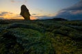 Beautiful Lombok Island during sunrise at Batu Payung Beach Indonesia. Soft focus due to long Exposure.