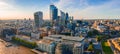 Beautiful London city panoramic view from above. Royalty Free Stock Photo