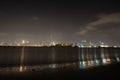 Beautiful long exposures of city od Dubai from Sunrise beach