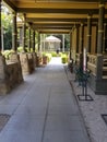 The beautiful long Porch At The Winchester Mansion