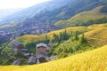 Longji rice terraces in Guangxi province, China Royalty Free Stock Photo