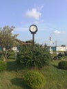 Beautiful look of clock at park