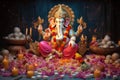 Beautiful Lord Ganesh AI generated