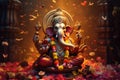 Beautiful Lord Ganesh AI generated