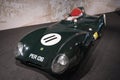 Beautiful Lotus Eleven 11 XII competition, a green single-seater from Le Mans
