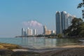 Beautiful lovely beach at Pattaya norht, Thailand