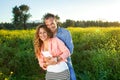 Beautiful loving romantic couple. Royalty Free Stock Photo