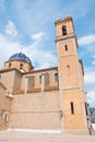 Beautiful low angle shot of the Church of Our Lady of Consolation of Altea, Spain Royalty Free Stock Photo