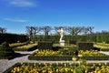 The beautiful Low German Flower Garden in the Herrenhausen Gardens Royalty Free Stock Photo