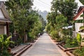 The beautiful Luang Prabang streets, Luang Prabang Province, Laos,