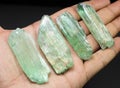 Lush Green hiddenite Var Spodumene Kunzite Crystal