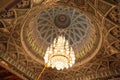 Beautiful lustre in a hall of Grand Mosque in Oman