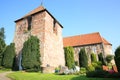 Historic and beautiful Lutheran Saint Florian Church in Sillenstede, Friesland, Lower Saxony, Germany