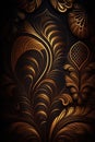 Beautiful luxurious wall art texture background. Generative Ai