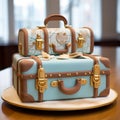 beautiful luxury cake generated by AI tool