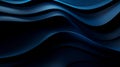 Beautiful luxury 3D modern abstract neon dark blue background composed of waves with light digital effect. Royalty Free Stock Photo