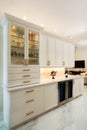 White Kitchen Home Bar Design Royalty Free Stock Photo