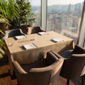 Beautiful luxury restaurant interiors Royalty Free Stock Photo