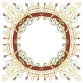 Beautiful luxury round frame