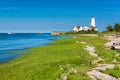 Lynde Point Lighthouse in Old Saybrook, Connecticut, USA