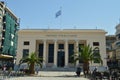 Beautiful Main Facade of the Volos Theater. Architecture History Travel.