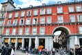 Beautiful main square in Madrid called Plaza Mayor