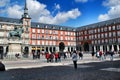 Beautiful main square in Madrid called Plaza Mayor