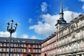 Beautiful main square in Madrid called Plaza Mayor