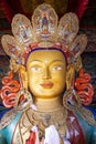 Beautiful Maitreya Buddha at Thikse Monastery, Ladakh, India