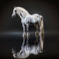 Beautiful majestic horse image, ultra realistic, Generative Ai